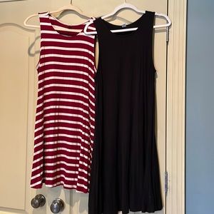 Bundle! Two Old navy swing dresses!! Size large